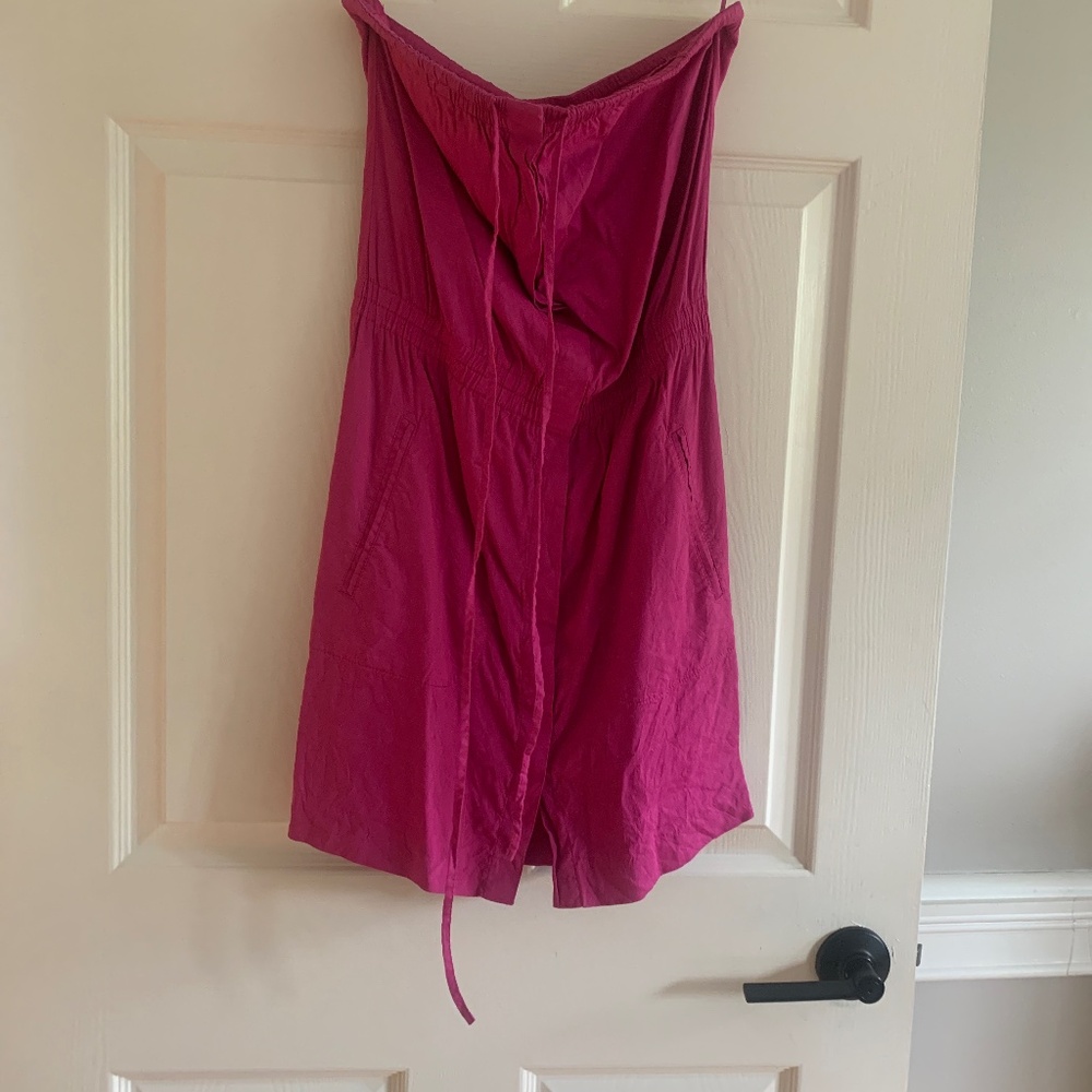 Pink mini dress